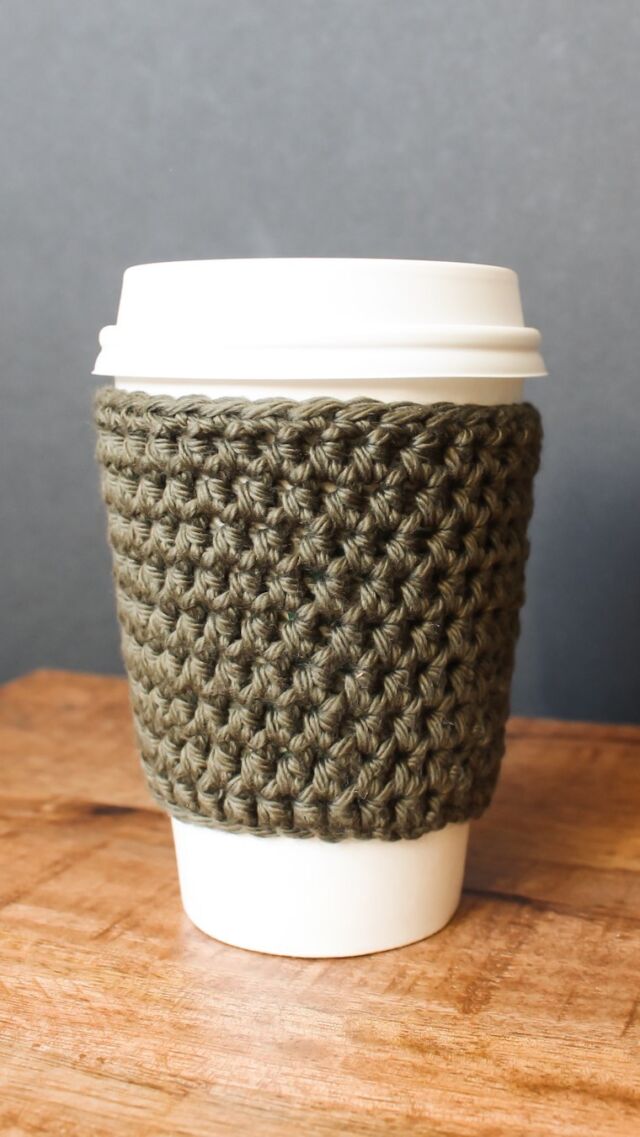 Making one of my best sellers, a coffee sleeve ☕️