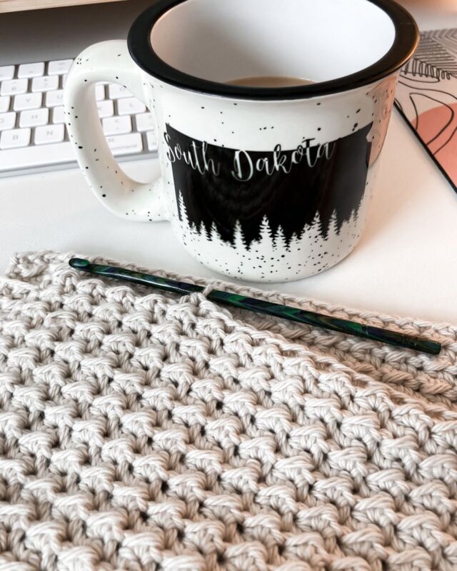 Good morning 🖤 Dish cloths are on the agenda today. Have a great Monday!

Mug from @mitzispretties